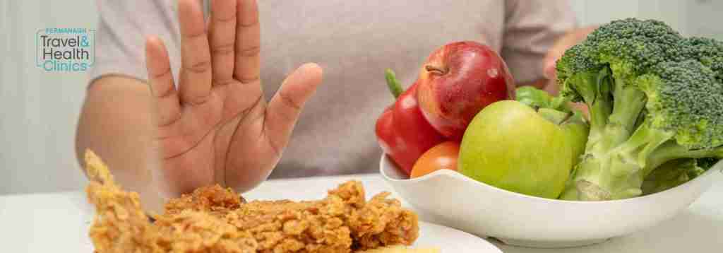 Rejecting fat food for healthy options