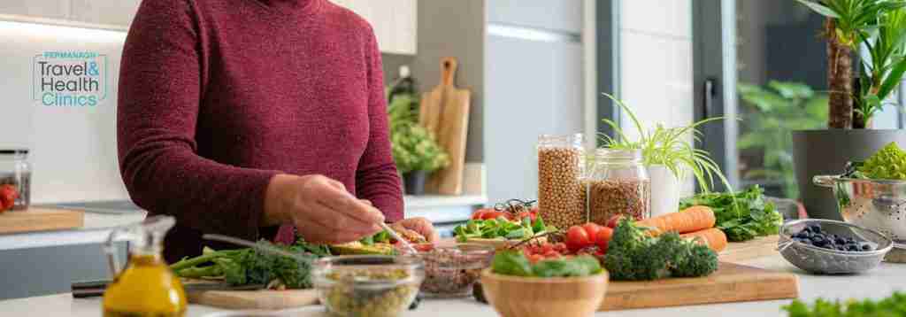 Cooking healthy food for weight loss